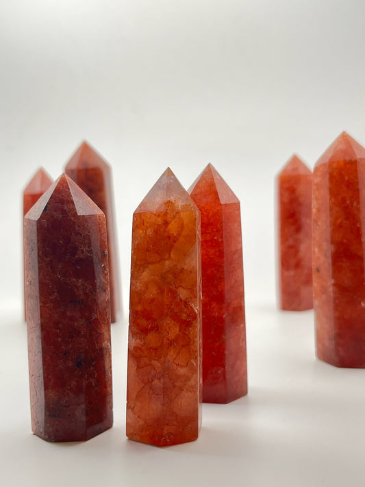 Strawberry Quartz Tower- Universal Love, Confidence, Life Purpose, Peace, and Divine Connections