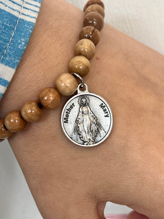 Mother Mary Healing Light Bracelet by Spirit + Soul Studio