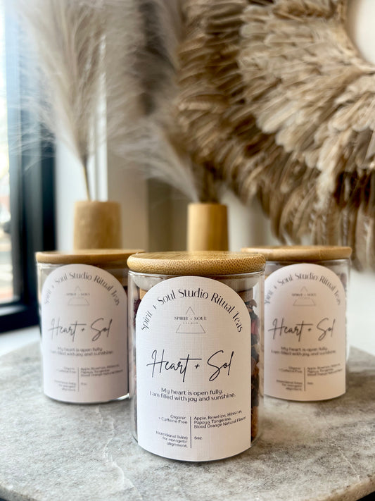 Heart + Sol Ritual Tea by Spirit + Soul Studio (Limited Edition Summer Collection)