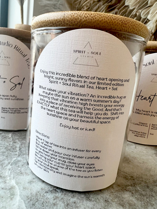 Heart + Sol Ritual Tea by Spirit + Soul Studio (Limited Edition Summer Collection)