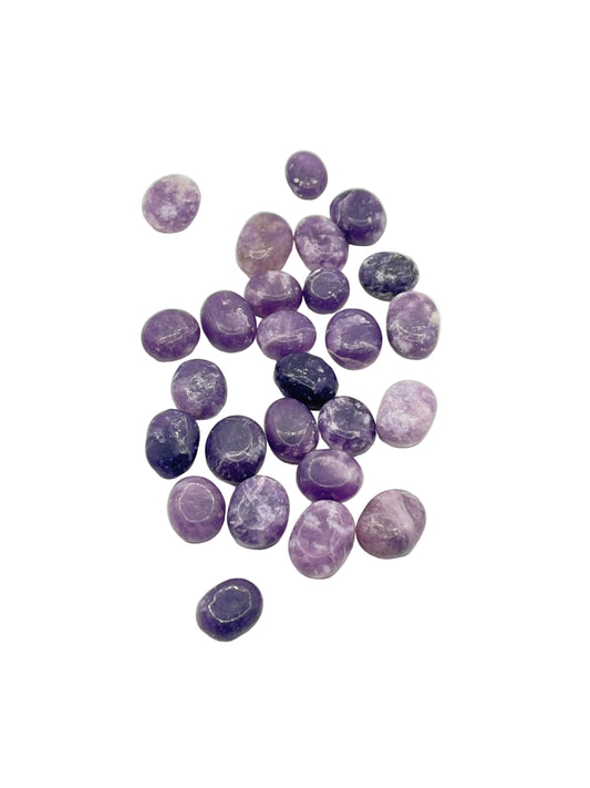 Lepidolite Micro Tumbles- Anxiety Reduction, Sleep, Calming, Emotional Healing, Purification