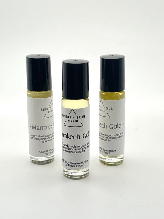 Marrakech Gold Oil by Frank Bruni