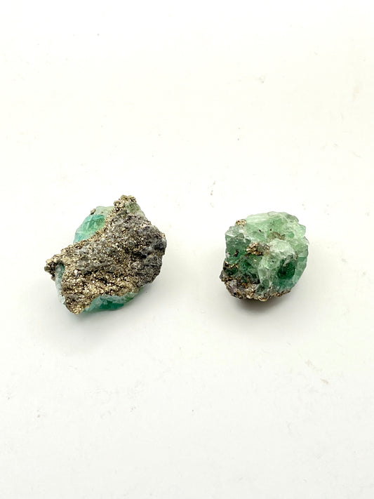 Mini Rare Fluorite Clusters with Pyrite Inclusions- Abundance, Life Path Guidance, Alignment, Action Taking
