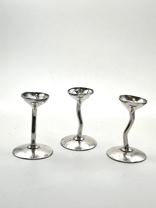 Mini Silver Chalice Sphere Holder