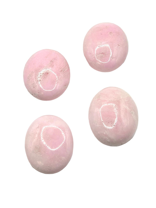 Pink Aragonite Palm Stones- Nurturing, Emotional Healing, Heart Healing, Stress Relief
