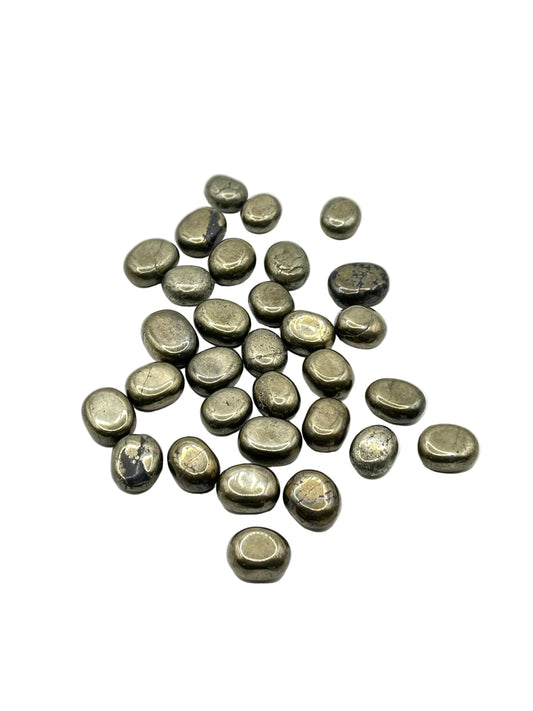 Pyrite Micro Tumbles- Manifesting, Abundance, Wealth, Prosperity