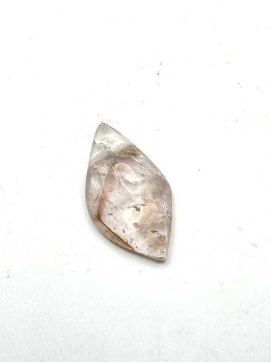 Rare Marquise Amethyst with Powellite Inclusions- High Vibrational Energy, Intuition Boosting, Transformation, Spiritual Growth