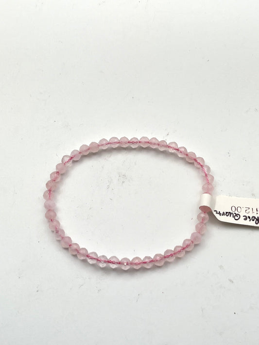 Rose Quartz Crystal Bracelets - Love, Self Love, Heart Chakra