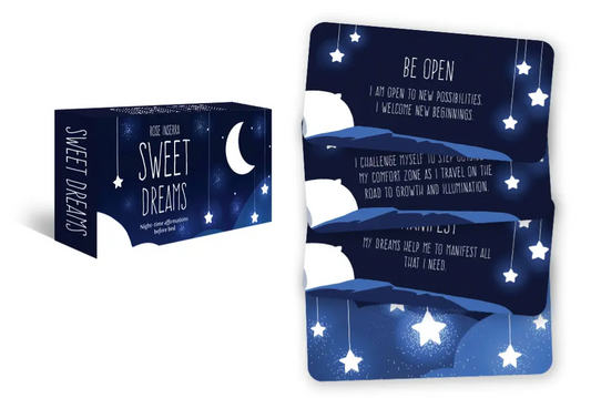Sweet Dreams Night-Time Affirmations Before Bed (40 Full-Color Cards) by Rose Inserra