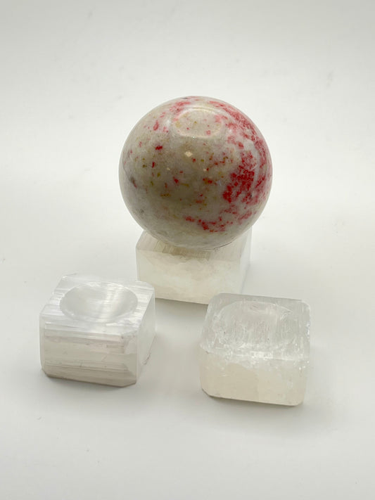 Selenite Sphere Stand