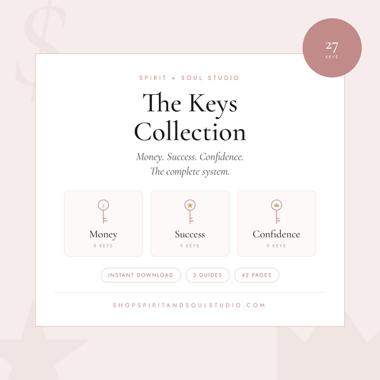 The Keys Bundle: Success, Money, and Confidence Keys (DIGITAL PRODUCT - INSTANT DOWNLOADS)