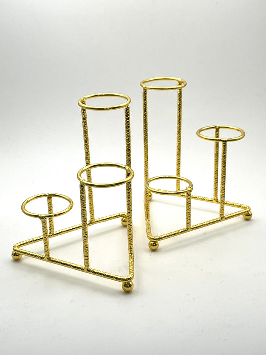 Three Tiered Stand in Gold