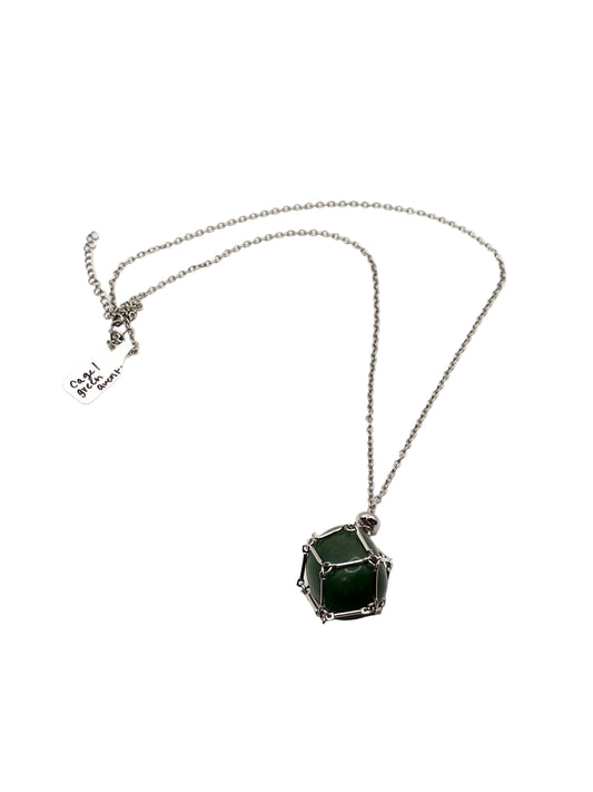 Titanium Interchangeable Macramé Cage Necklaces Without Stone (With Crystal Tumble Included)