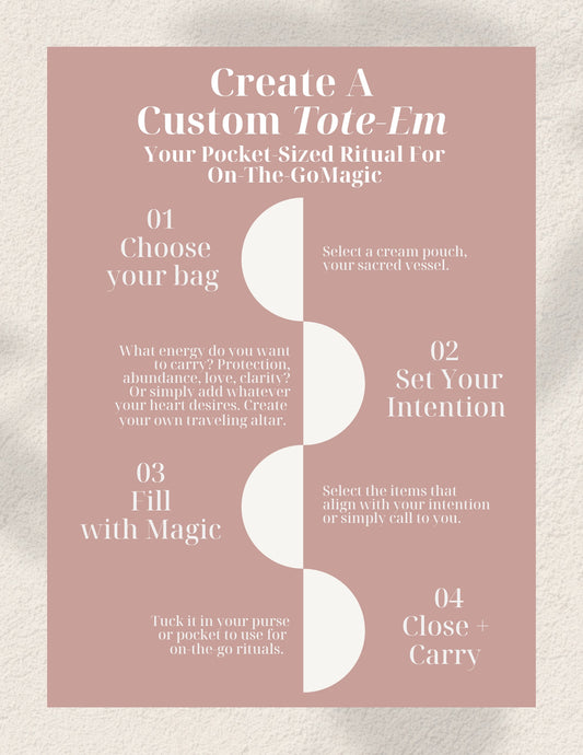 Build Your Own Tote-Em (Bag Only) by Spirit + Soul Studio