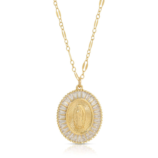Mother Mary Guiding Light Necklace