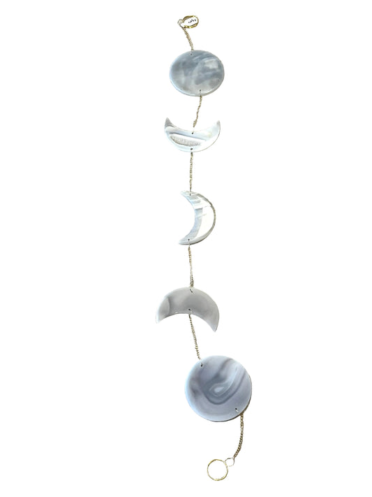 Agate Moon Wall Hangers- Grounding, Calming, Divine Feminine Energy