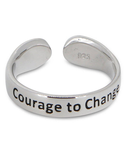 Courage to Change Dandelion Ring