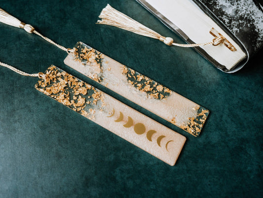 Peach Moon Phase Bookmark