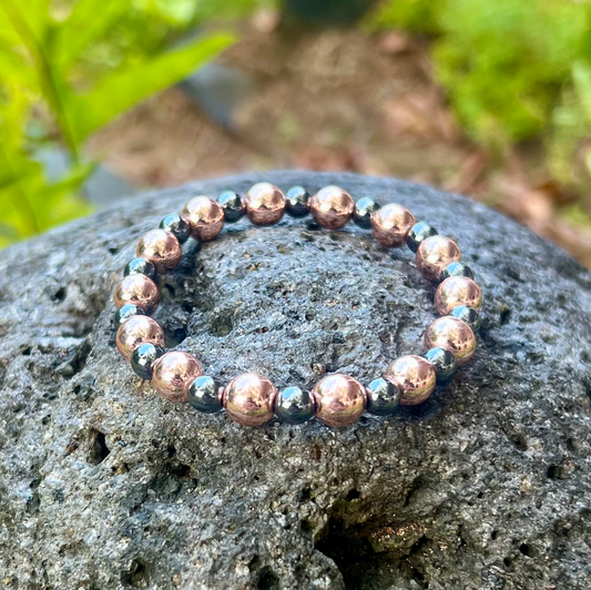 Grounding Bracelet (Copper with Hematite)