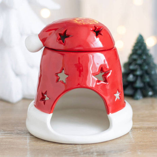 Red Christmas Santa Hat Oil Burner