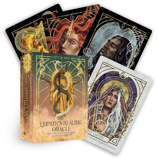 The Empath's Healing Oracle: A 53-Card Deck & Guidebook of Archetypes & Shadows by Miyuki Rose