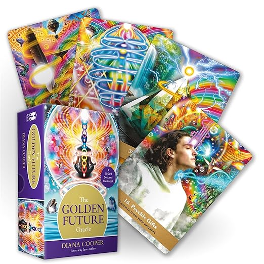 The Golden Future Oracle: A 44-Card Deck and Guidebook by Diana Cooper