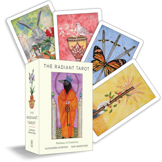 The Radiant Tarot: Pathway to Creativity (78 Cards, Full-Color Guide Book, Deluxe Keepsake Box) by Alexandra Eldridge & Tony Barnstone
