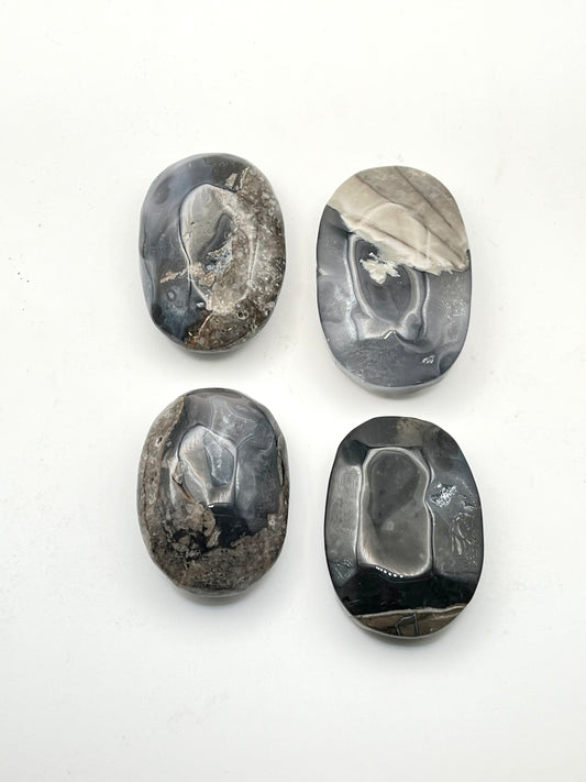 Volcano Agate Palm Stones- Inner Strength, Renewal, Resilience, Grounding