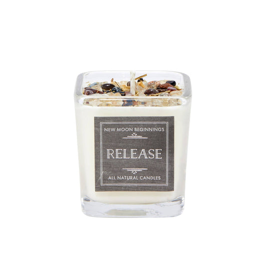 Release Candle - Crystals & Herbs Candle