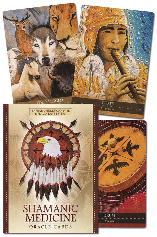 Shamanic Medicine Oracle Cards by Barbara Meiklejohn-Free, Yuri Leitch and  Flavia Kate Peters