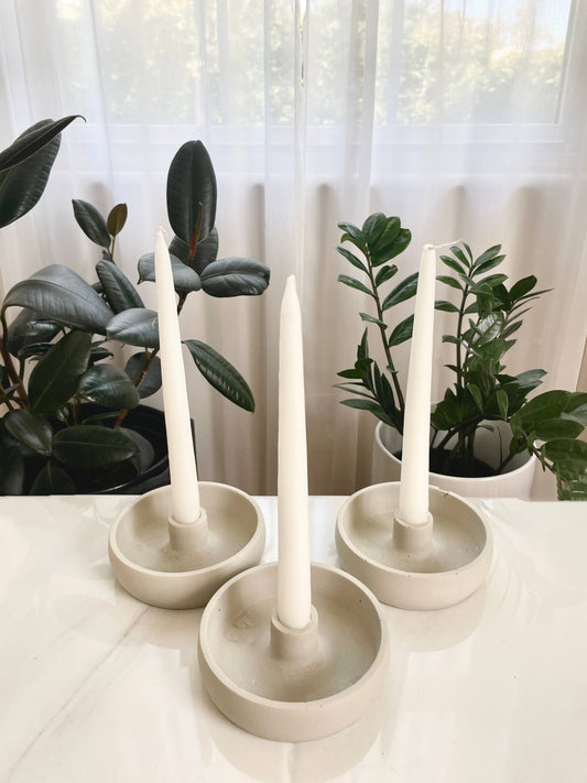 Cement Ritual Candlestick Holder/ Travelling Altar