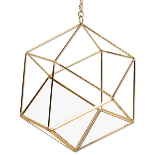 Geometric Metal Planter