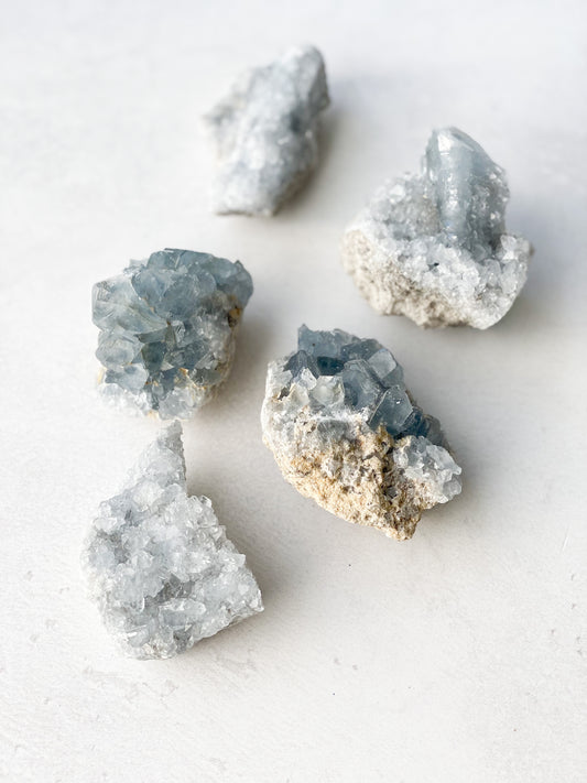 Celestite Geode- Higher Consciousness, Angel Connection, Third Eye, Intuition, Good Memory, Dream Work