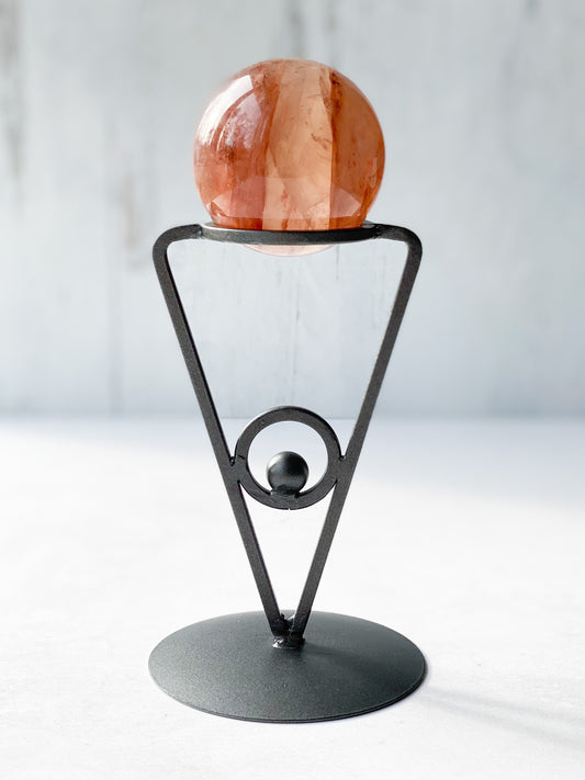 Modern Crystal Sphere Stand