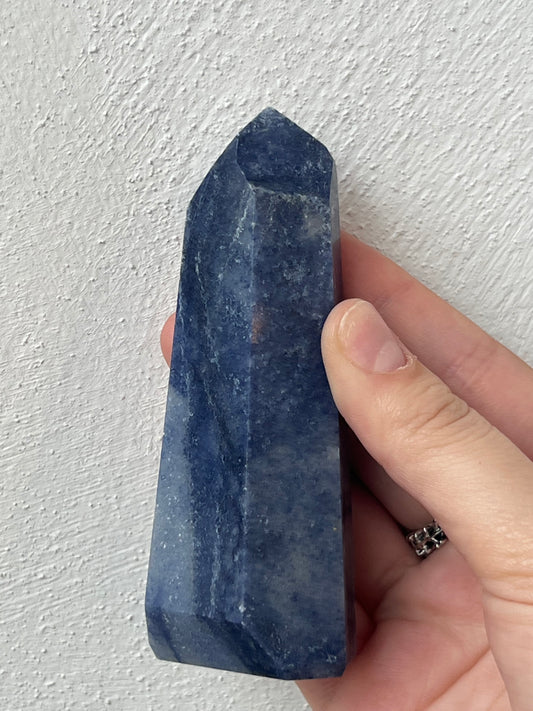 Dumortierite Tower- Calm, Harmony, Helps Stubbornness, Intuition