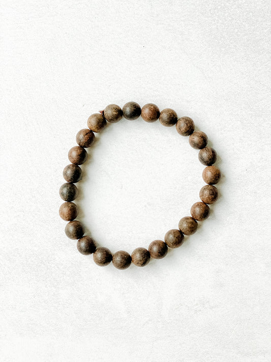 Matte Finished Wood Bracelets- Grounding, Mother Earth, Root Chakra, Earth Star Chakra