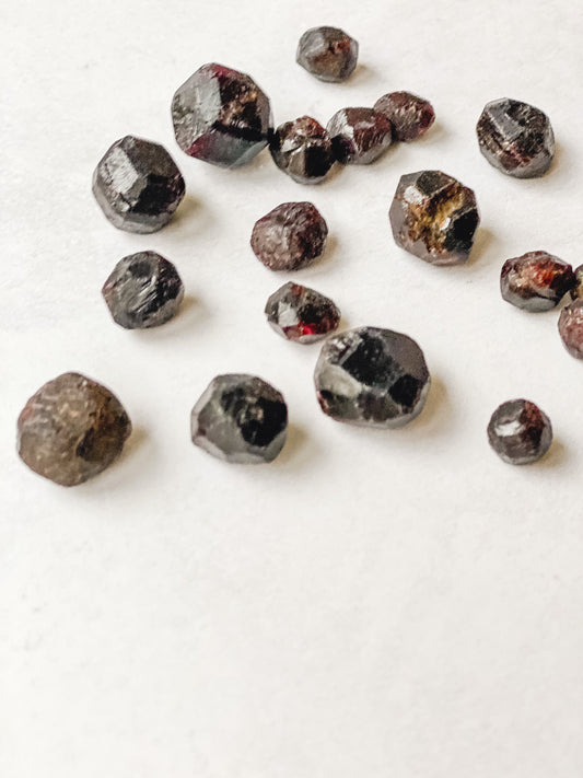 Garnet Tumbled Pocket Stone- Grounding, Protection, and Strength