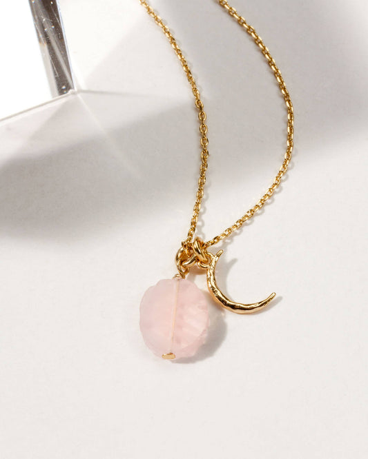 Rose Quartz Celestial Necklace