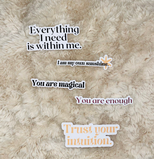 Empowered Quotes Stickers