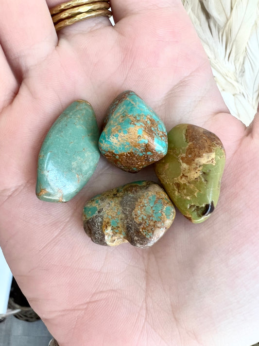 Turquoise Tumble- Purification, Balance, Immune System Support, Anti-Anxiety