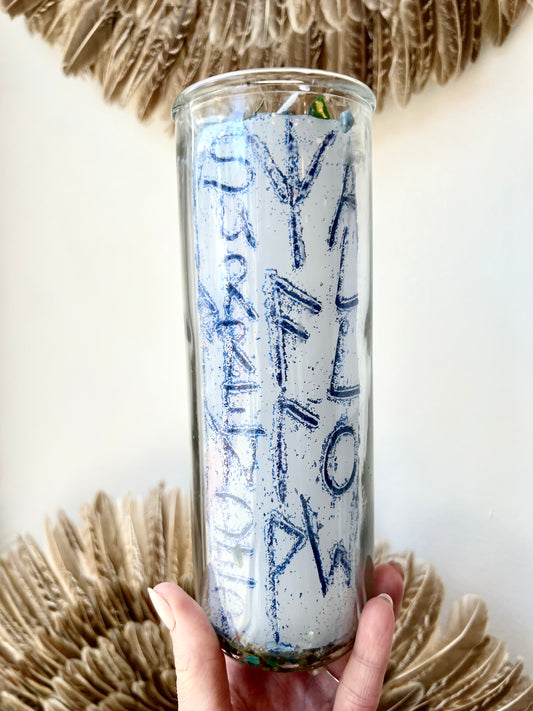 Surrender to Mother Mary Intention Candle by Frank Bruni
