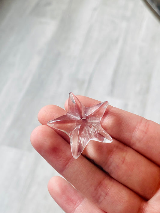 Starfish Crystal Carvings- Rose Quartz, Amethyst, Clear Quartz